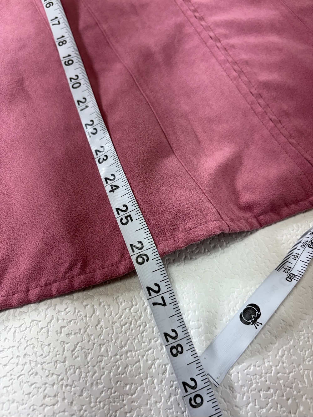 Sonoma Dusty Rose Zip-Front Jean Jacket 3492 - Picture 9 of 12